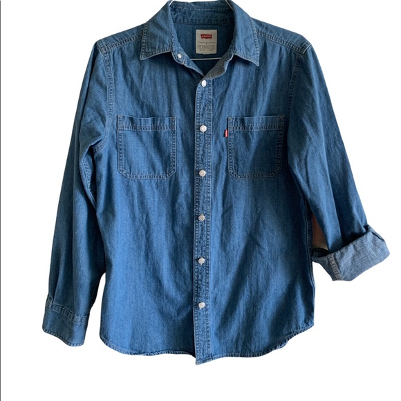 Mens Levi’s Denim button Shirt - Picture 4 of 6